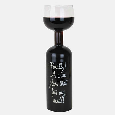 Wine Bottle Glass