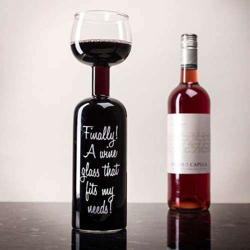 Wine Bottle Glass