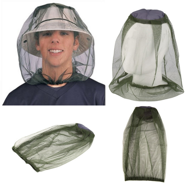 Mosquito Head Net Outdoor Hiking Camping Insect Bee Proof Fishing Mosquito Proof Net