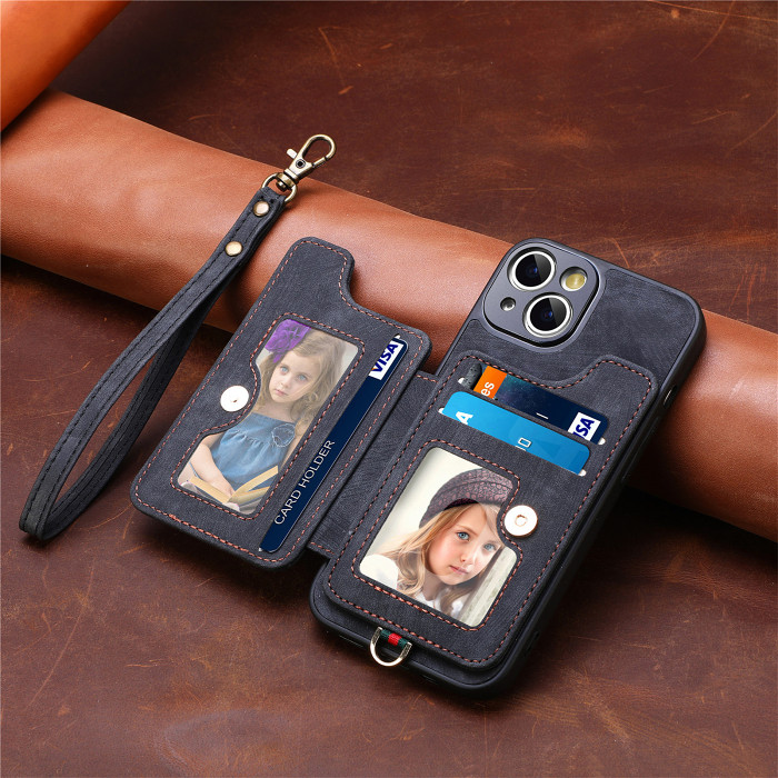 iPhone 15 Wallet Case RFID Case Personalized iPhone Cases Customized Gifts