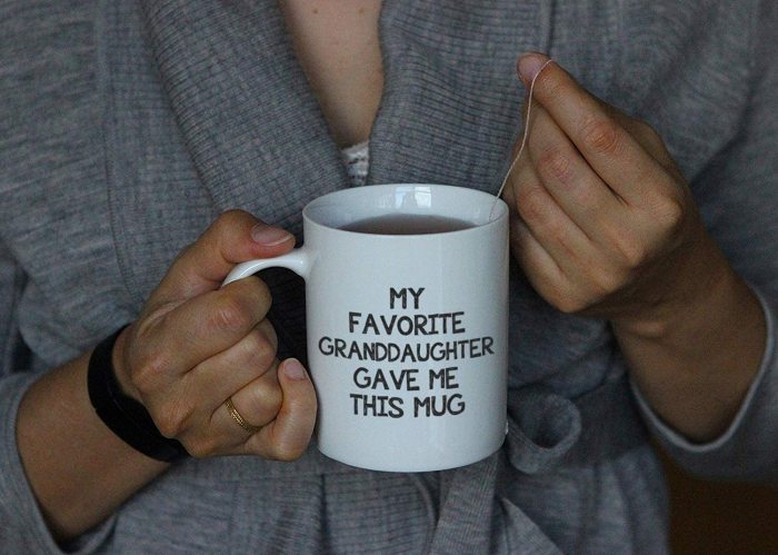 A mug with a heart-warming message for your grandma or pa