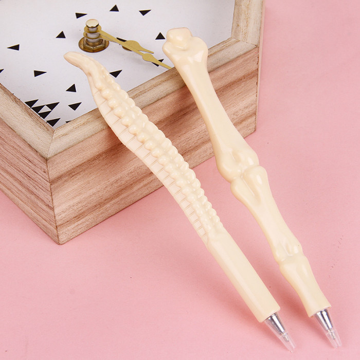 Unique Bone Shape Ballpoint Pens Halloween Gifts for Doctor Medical Students : VEASOON