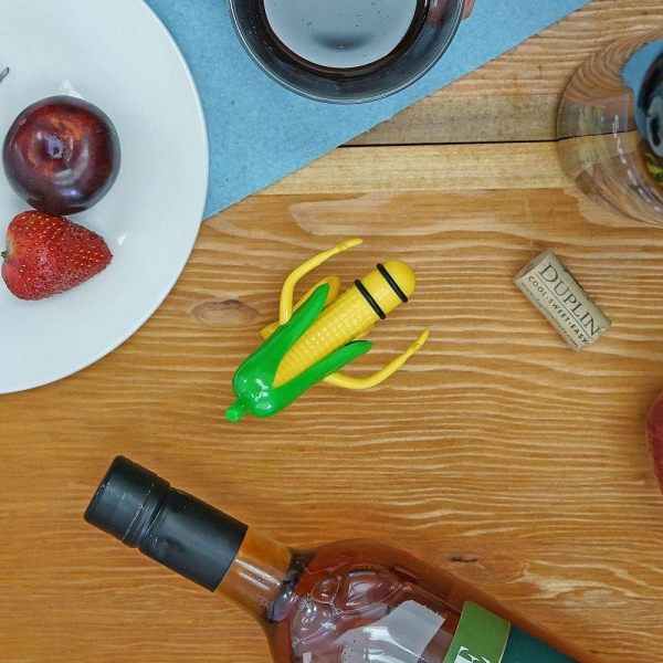 Mr. Corn Bottle Stopper Bar Accessories Gifts for Man Him