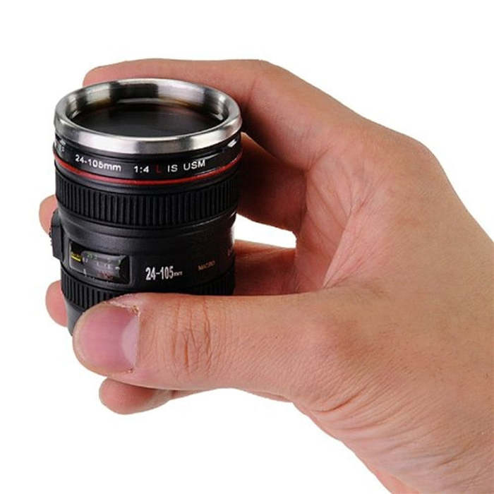 Camera Lens Coffee Cup