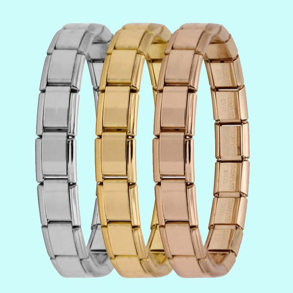 Personalized Women's Elastic Bracelets, Fashion Stainless Steel Bangle Jewelry