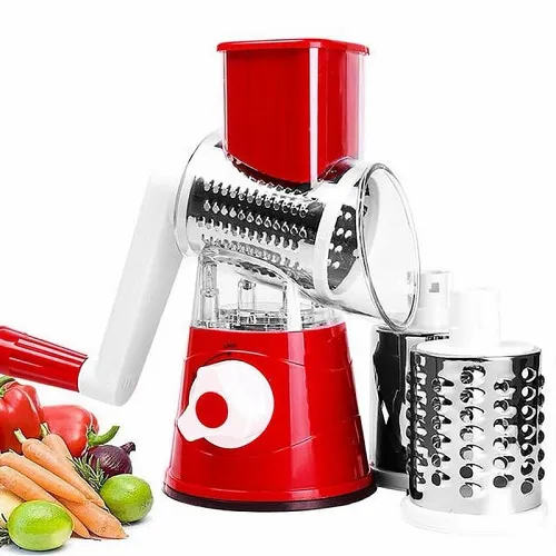Manual Vegetable Slicer, Kitchen Accessory Vegetable Chopper, Round Grater, Cutter