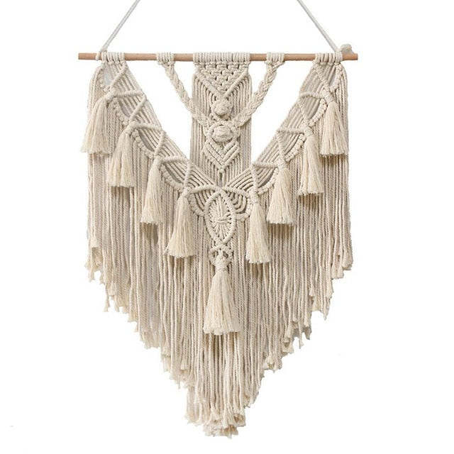 Hand-woven Pendant Macrame Wall Hanging, Gorgeous Woven Tapestry Decoration