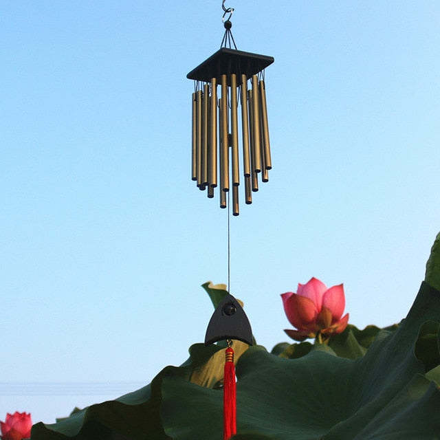 Outdoor Living Wind Chimes, Yard Garden Bells, Copper Antique Hanging Home Decor