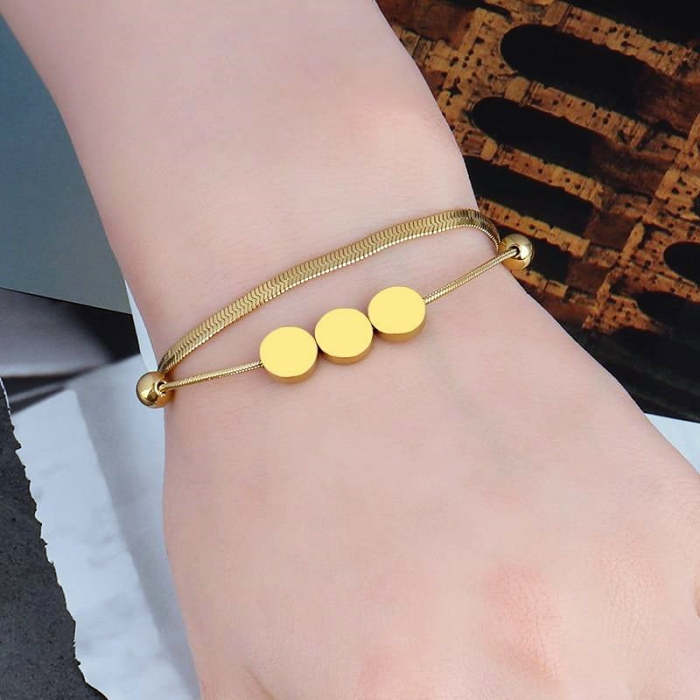 Ladies Vintage Chain Bracelets, Women Bohemian Thick Bracelets