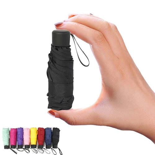 Small Fashion Folding Umbrellas, Women's/Men's Mini Pocket Anti-UV Waterproof Umbrellas