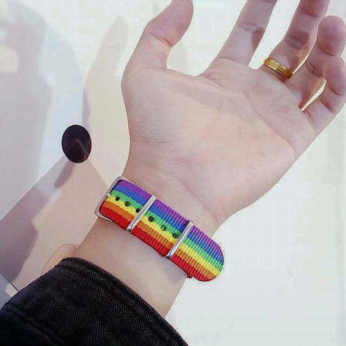 Rainbow Wristband Adjustable Strap Jewelry
