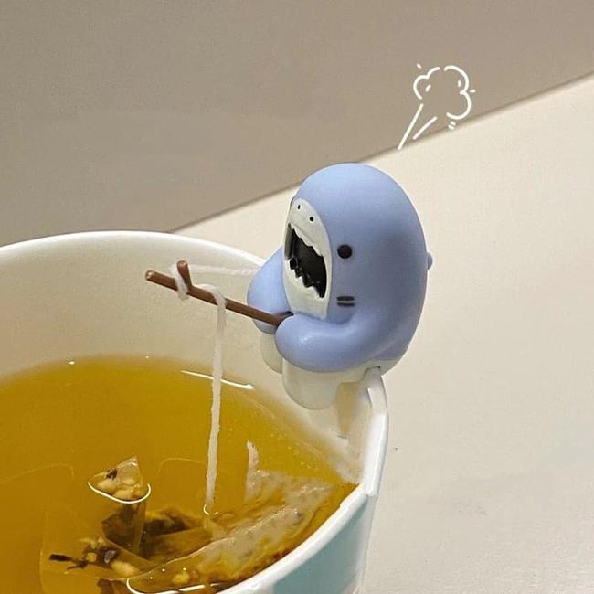 Shark Shaped Reusable Silicone Tea Infuser