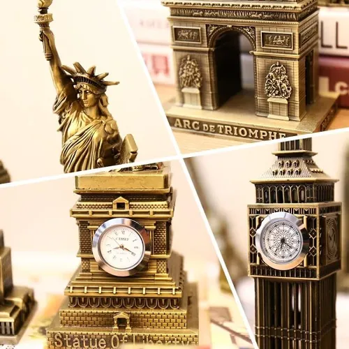 Metal World Famous Building Architecture Model