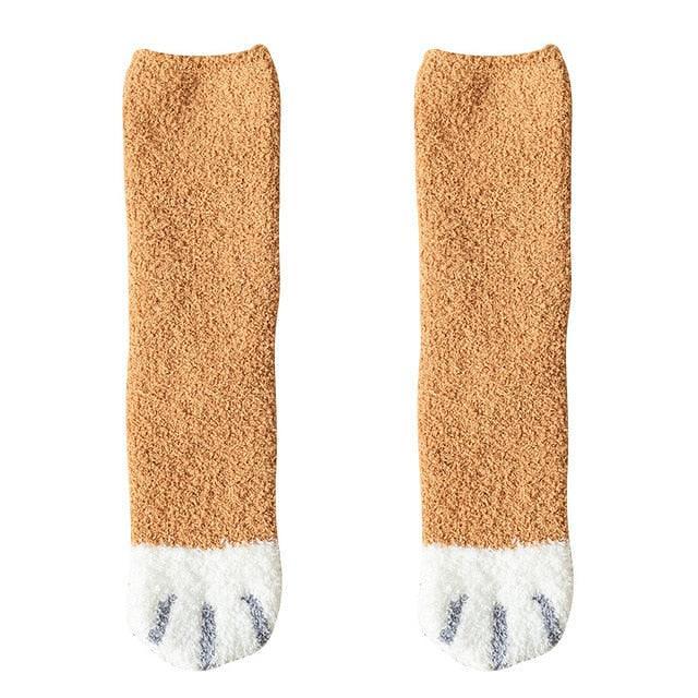 Cat Paw Pattern Warm Socks