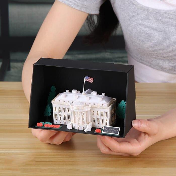 DIY Mini Paper Miniature Building Kit
