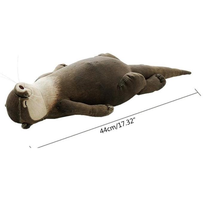 Otters Shape Plush For Keyboard Mouse Palm