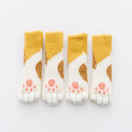 Cat Paw Table Chair Foot Socks