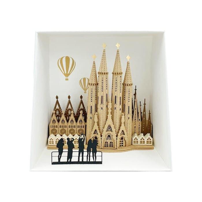 DIY Mini Paper Miniature Building Kit