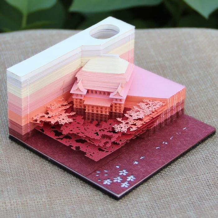 3D Creative Note Paper Memo