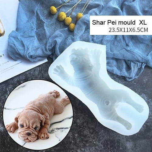 3D Dog-Shaped Silicone Mold