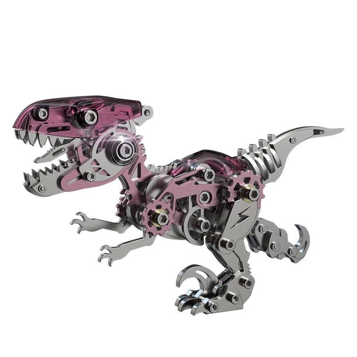 DIY Assembly Dinosaur Series Velociraptor Model