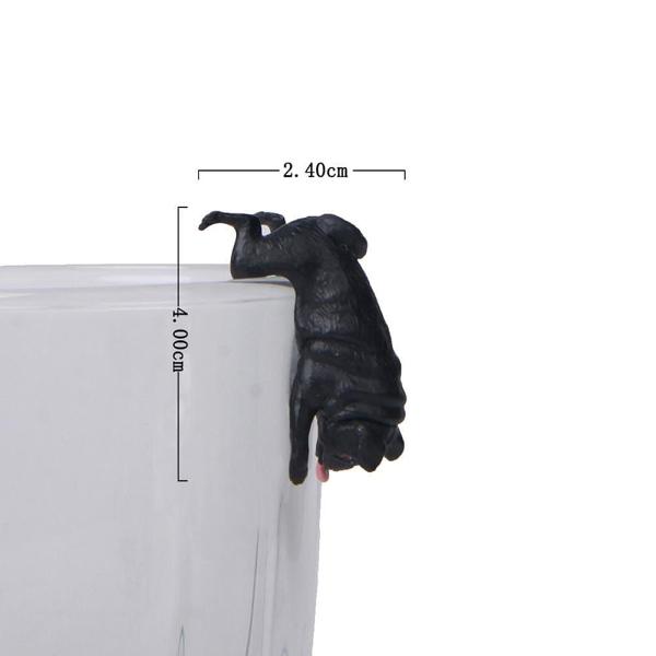 Mini Pug Dog Cup-Edge Figure