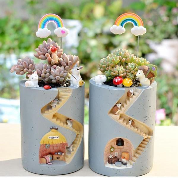 Animal Resin Flowerpot Planter