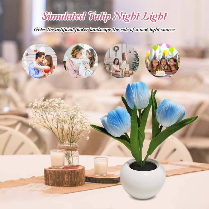 LED Tulip Table Lamp