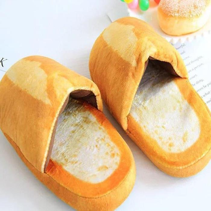 Bread Shape Indoor Slippers