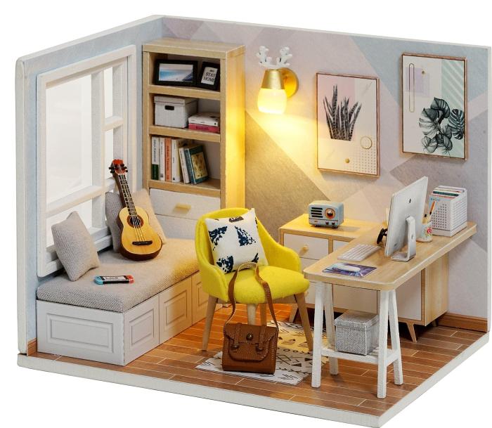 Miniature DIY Dollhouse Kit Dollhouse