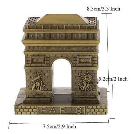Metal World Famous Building Architecture Model