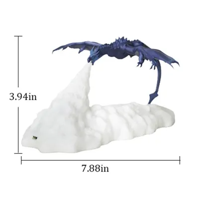 3D Printed LED Dragon Lamps