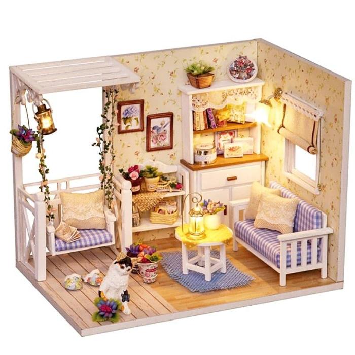 Miniature DIY Dollhouse Kit Dollhouse