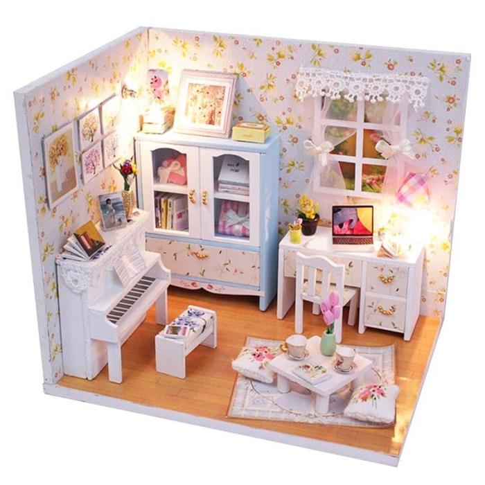 Miniature DIY Dollhouse Kit Dollhouse