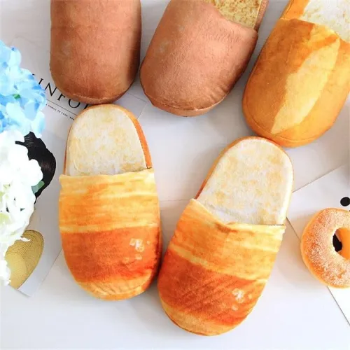 Bread Shape Indoor Slippers