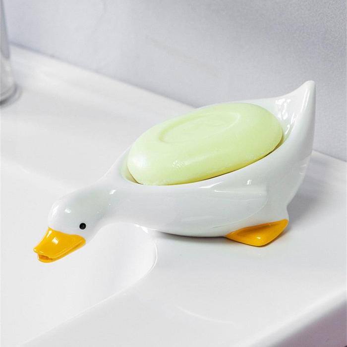 Cute Duck Draining Soap Holder