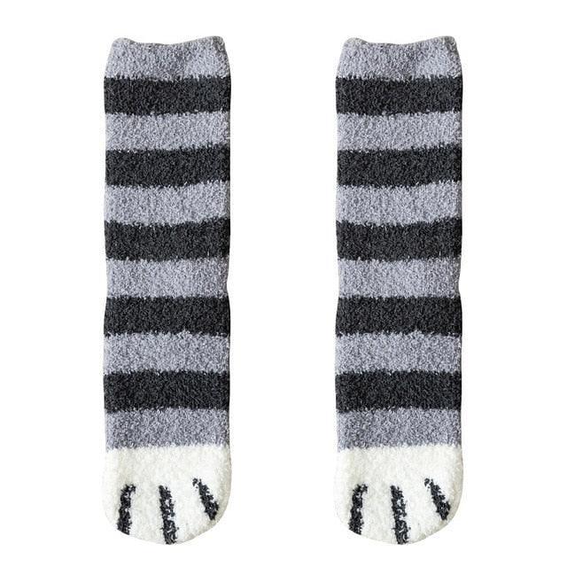 Cat Paw Pattern Warm Socks