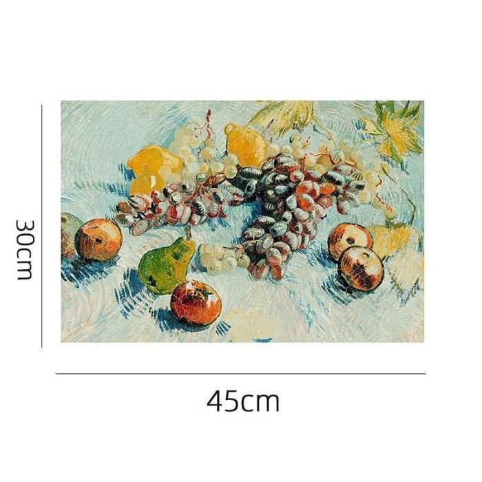 Oil-Painting PVC Dining Table Mat