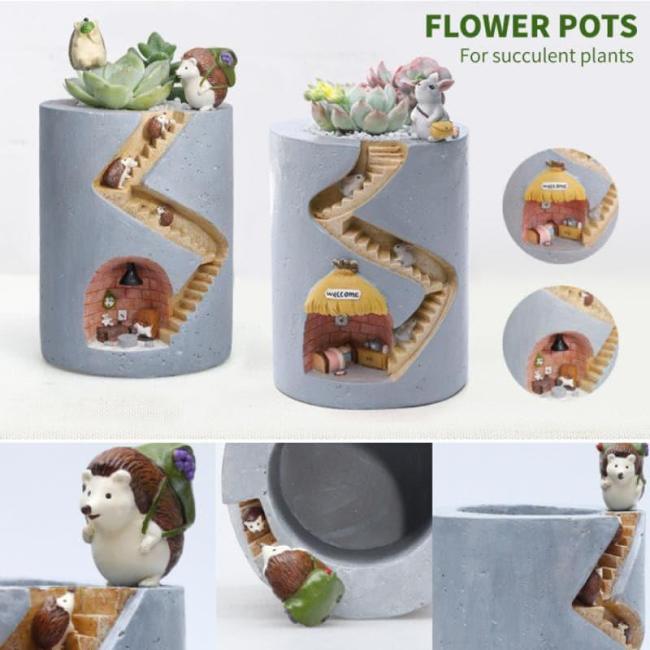 Animal Resin Flowerpot Planter