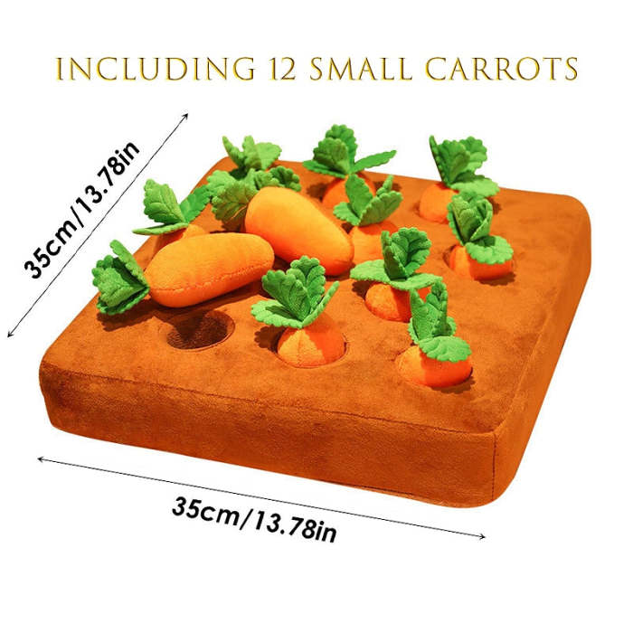 Carrot Plush Sniff Toy