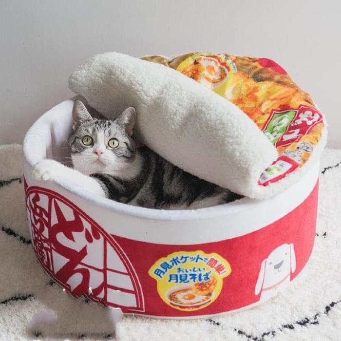 Funny Noodles-Shaped Pet Bed Cushion