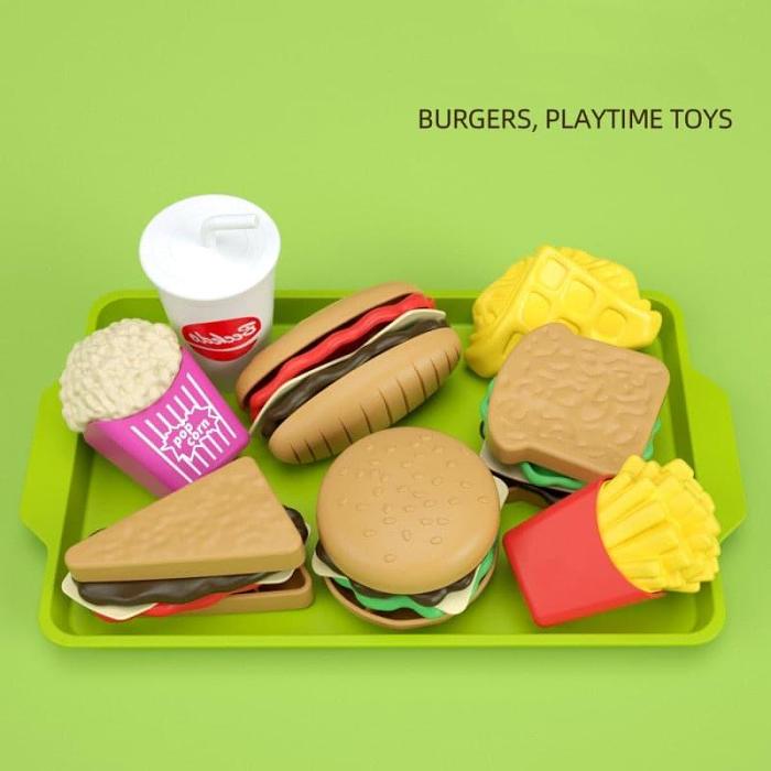 Mini Artificial Hamburger Toys Set
