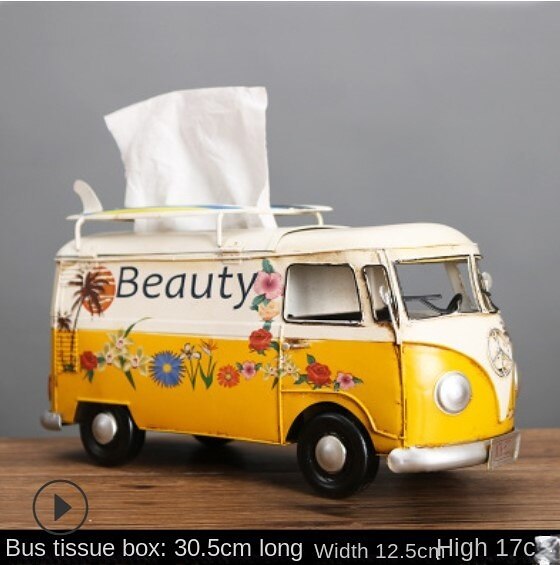 Retro Bus Tissue Box