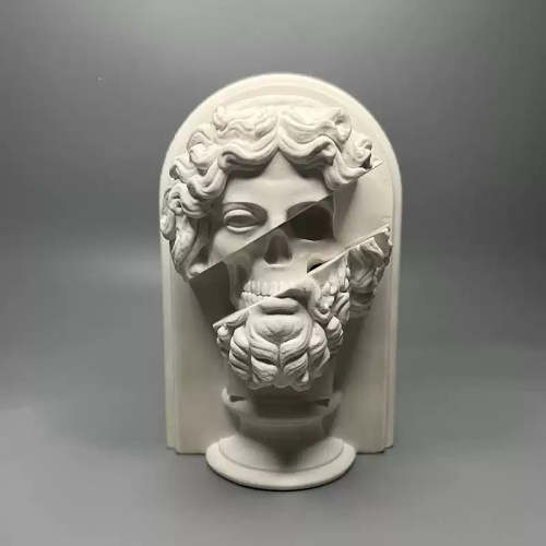 Nordic Zeus Portrait Statue Figurines