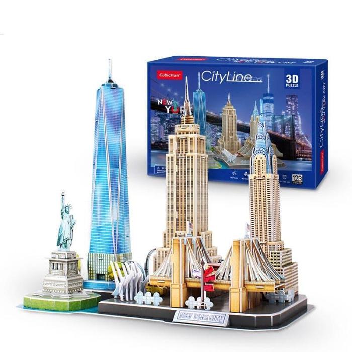 DIY 3D City Paper Puzzle