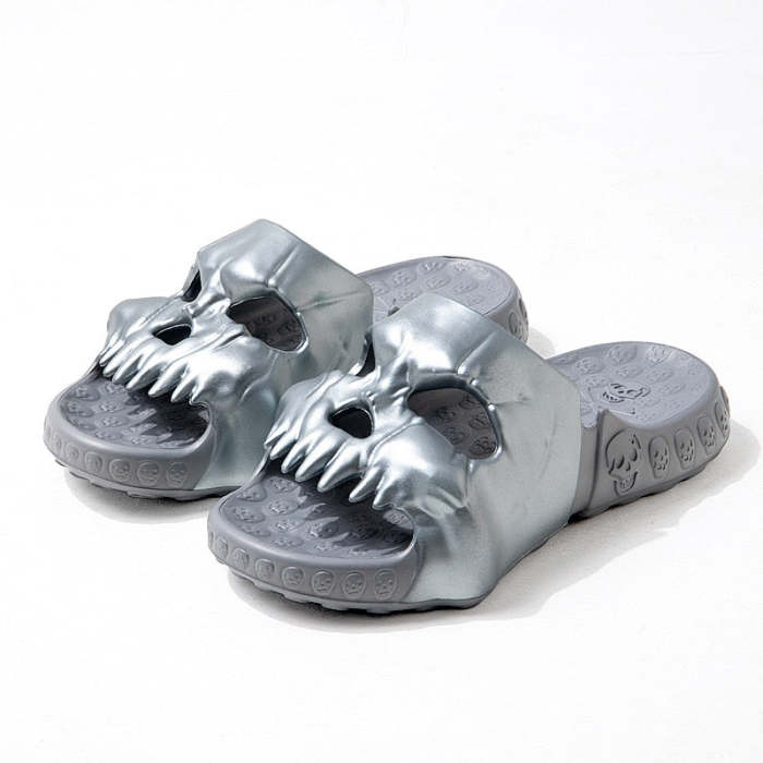 Skull Design Slippers