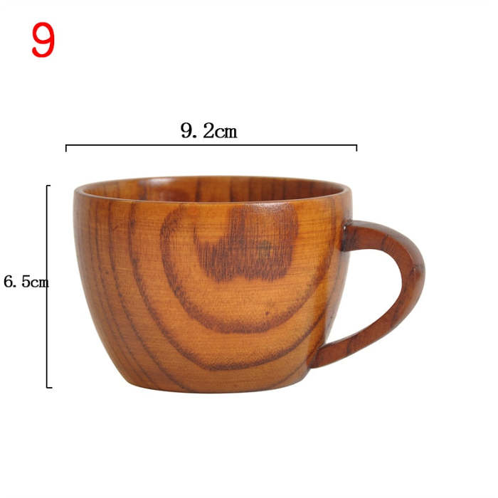 Wooden Big Belly Cups