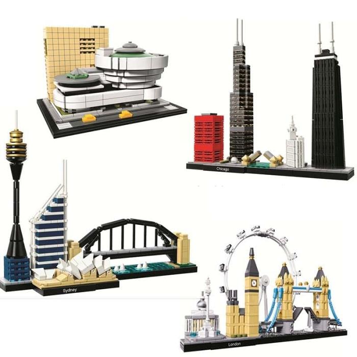 Architecture Building Set of Cities