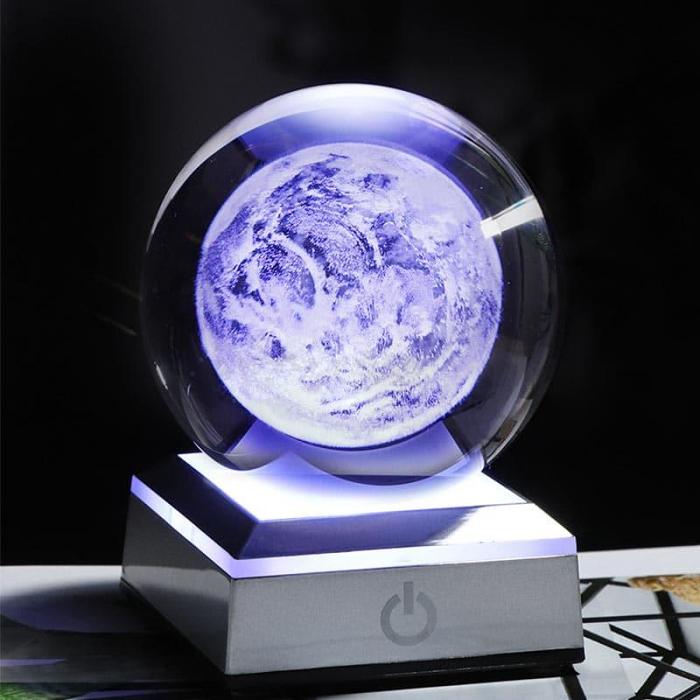 3D Solar System Planet LED Crystal Ball