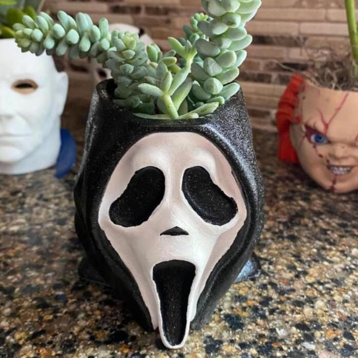 Horror Clown Flower Pots